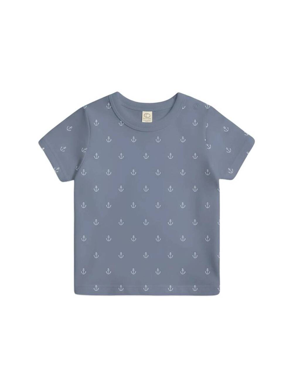 NEW COLORED ORGANICS kids' andy ringer tee in anchor